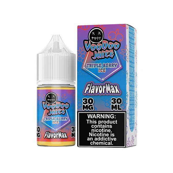 Voodoo Juice FlavorMax Salt Series E-Liquid 30mL (Salt Nic)-50mg-Triple Berry