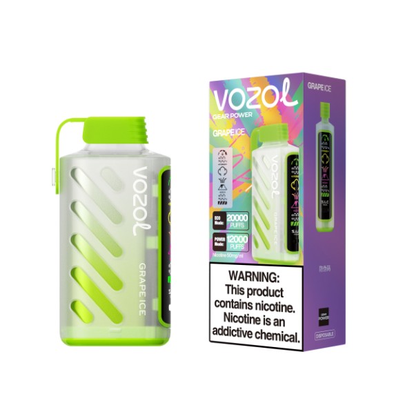 Vozol Gear Power 20000 Puffs Disposable Vape 20mL $6.40 eLiquid.com Vozol Gear Power 20000 Puffs Disposable Vape 20mL $6.40 eLiquid.com