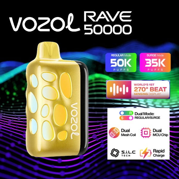 Vozol Rave 50,000 Puffs Disposable