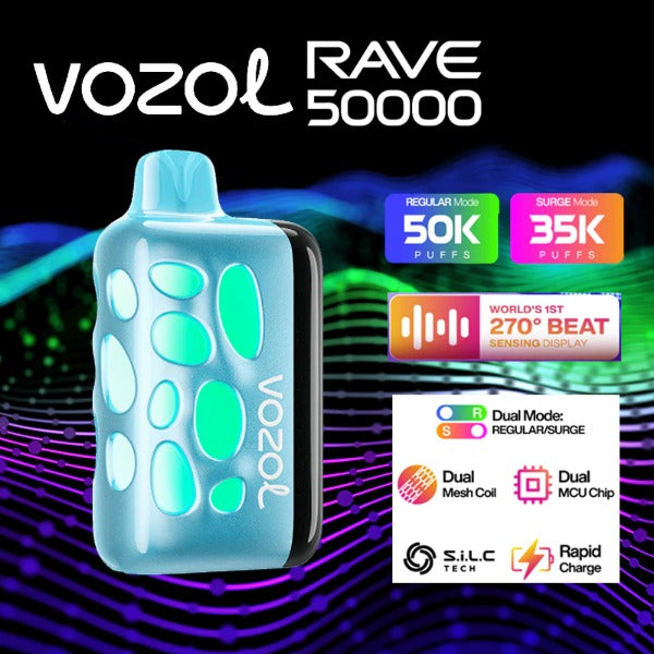 Vozol Rave 50,000 Puffs Disposable