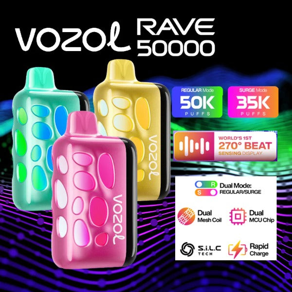 Vozol Rave 50,000 Puffs Disposable