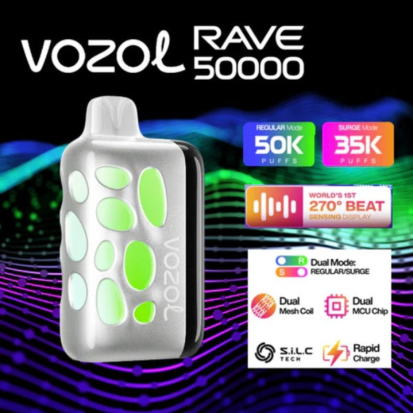 Vozol Rave 50,000 Puffs Disposable