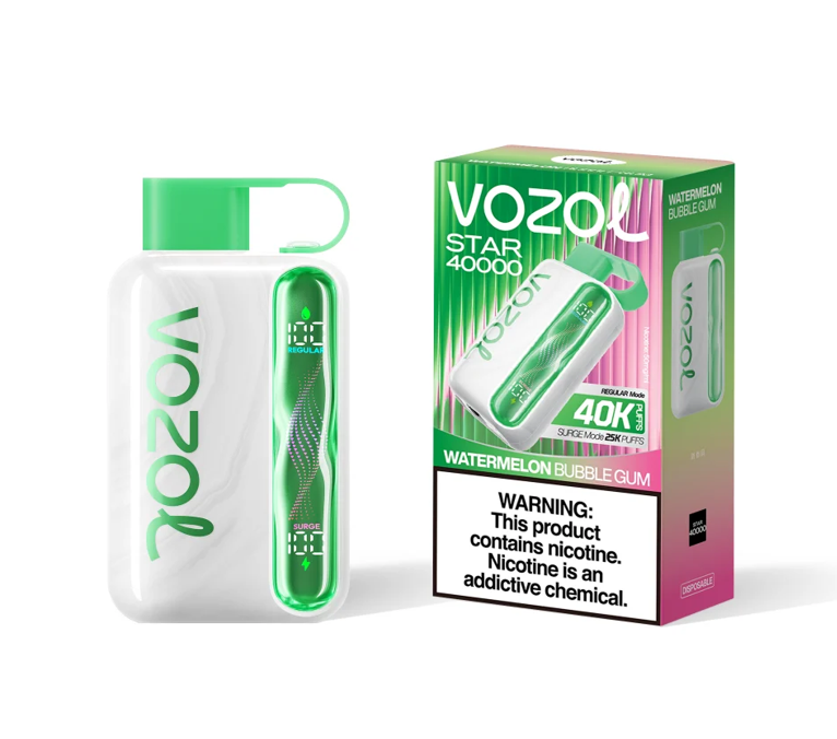 Best Deal Vozol Star 40k Puffs Disposable Vape 10 Pack - Watermelon Bubblegum