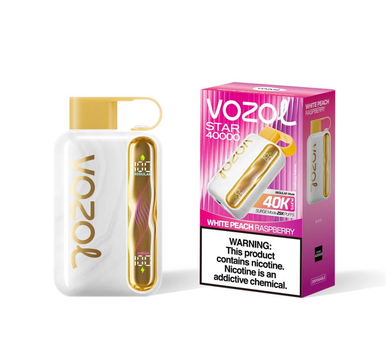 Best Deal Vozol Star 40k Puffs Disposable Vape 10 Pack - White Peach Sourberry