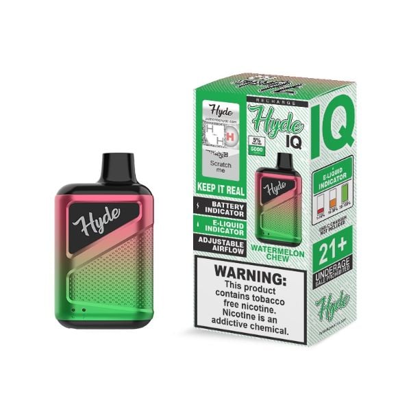 Watermelon Chew Hyde IQ 5000 Puffs Disposable