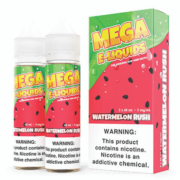 Best Flavors Mega E-liquid 2x60ML - Watermelon Rush