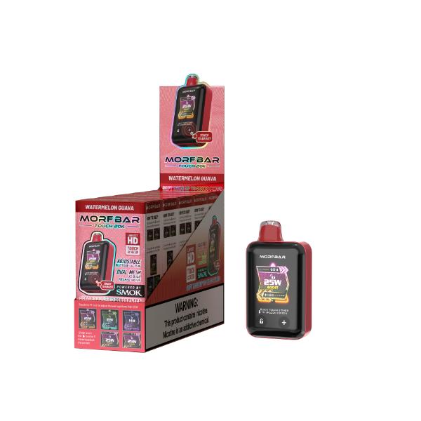 Morfbar Touch 20000 Puffs-Single Disposable-Watermelon Guava-50mg