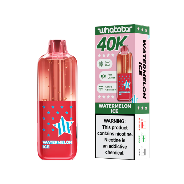 whatabar linko 40K Puff Disposable Device - 40,000 Puffs -Watermelon Ice