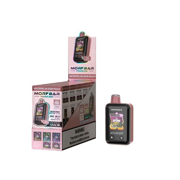 Morfbar Touch 20000 Puffs-Single Disposable-Watermelon Sour Peach-50mg