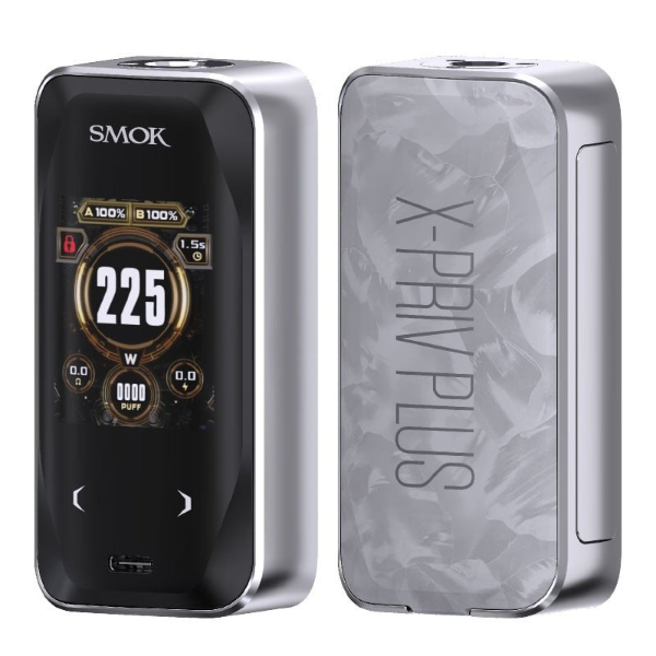 Best Deal SMOK X-Priv Plus Box Mod - White Shell