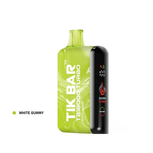 TIK BAR TB18000 Turbo Rechargeable Disposable Vape 18mL 5 Pack $47.79 eLiquid.com TIK BAR TB18000 Turbo Rechargeable Disposable Vape 18mL 5 Pack $47.79 eLiquid.com