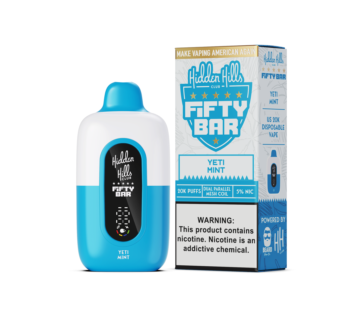 Hidden Hills Club x Fifty Bar 20000 Puffs Disposable
