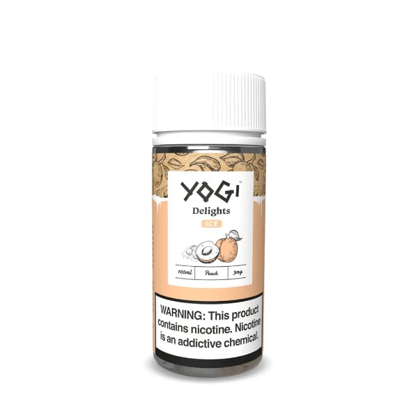 Yogi Delights 100mL E-Liquid Peach Ice