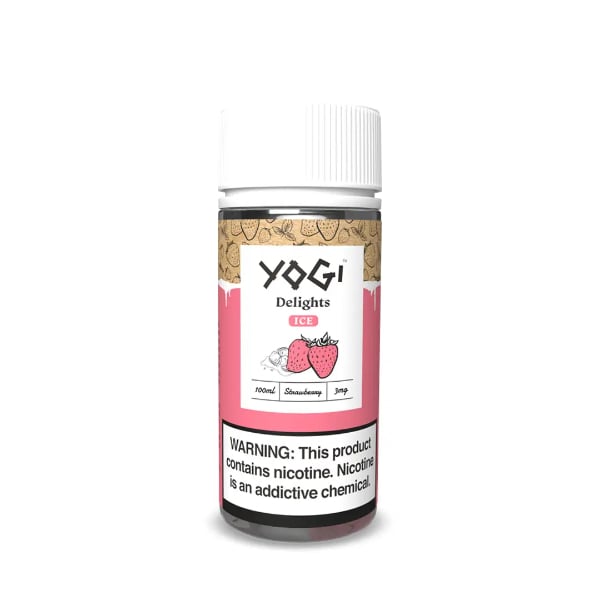 Yogi Delights 100mL E-Liquid Strawberry ice
