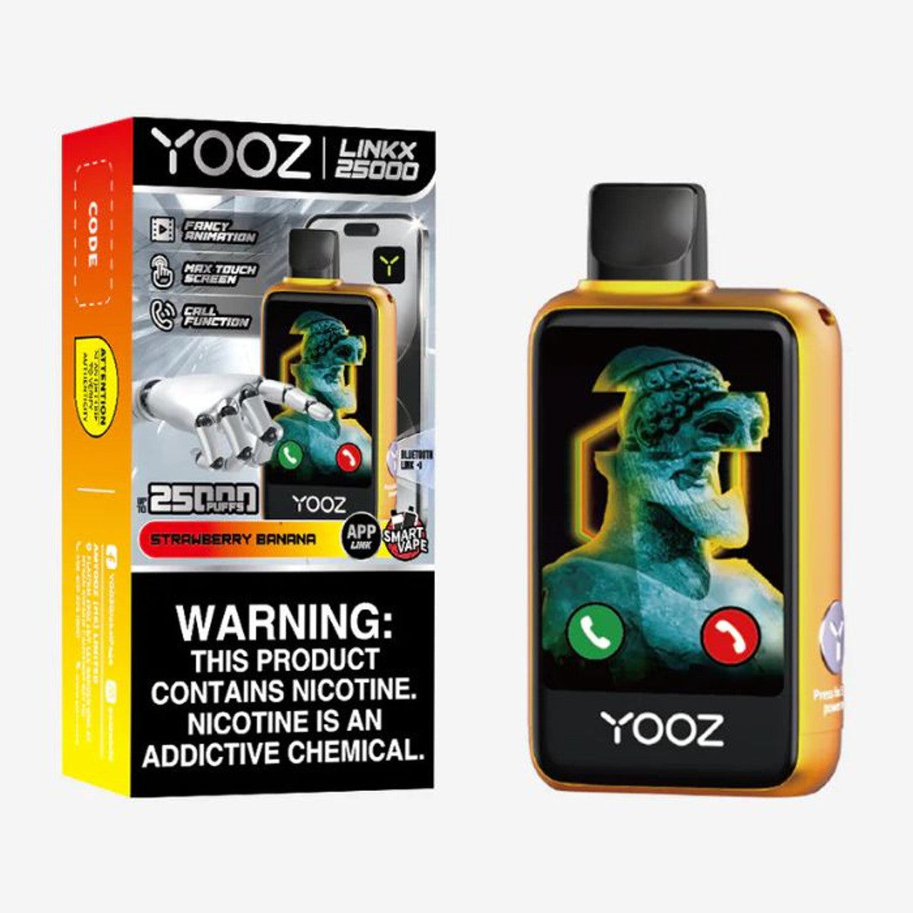 YOOZ Linkx 25,000 Puffs Smart Disposable $6.99 eLiquid.com YOOZ Linkx 25,000 Puffs Smart Disposable $6.99 eLiquid.com