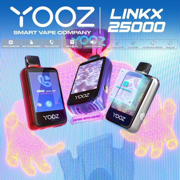 Best Flavors YOOZ Linkx 25,000 Puffs Smart Disposable