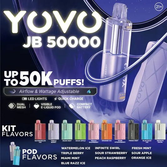 YOVO JB50K Disposable Kit (TX Compliant) 5-Pack