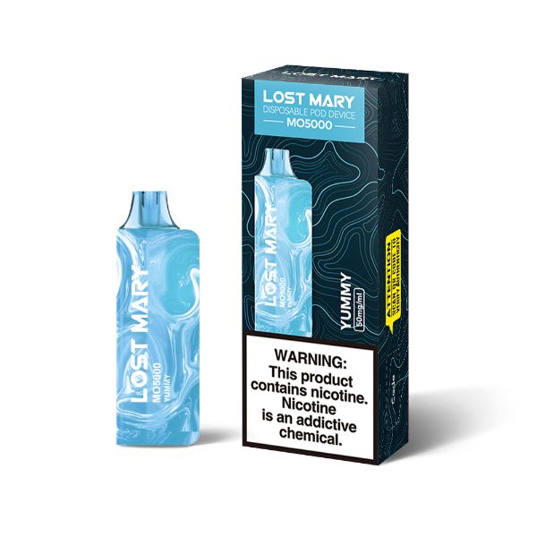 Lost Mary MO5000 5% Recharge Vape 5 Pack 13mL Best Flavor Yummy 