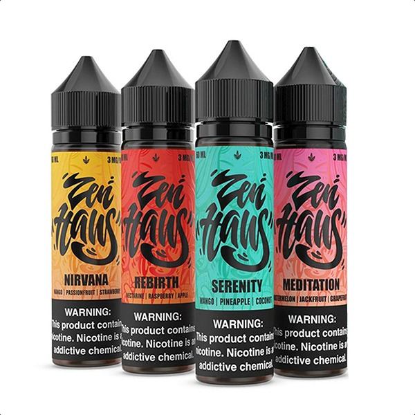 Zen Haus Series 2x60mL for wholesale and bulk pricing from Vape Wholesale USA