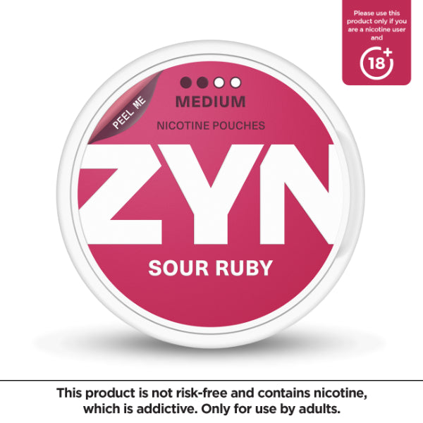 ZYN Nicotine Pouches Sour Ruby