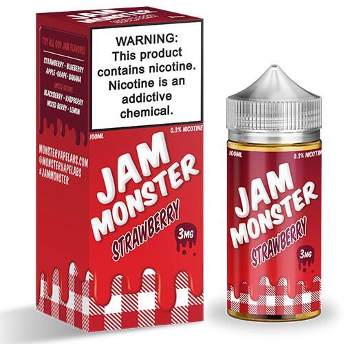 Strawberry by Jam Monster eJuice Synthetic