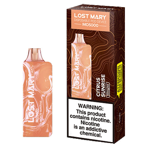 Lost Mary MO5000 - Disposable Vape Device - Citrus Sunrise