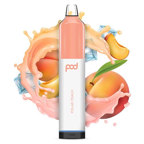Pod Mesh 5500 - Disposable Vape Device - Polar Peach