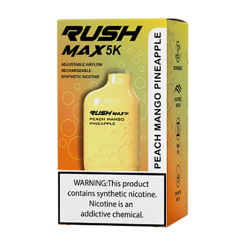 Rush Max 5K - Disposable Vape Device - Mango Pineapple