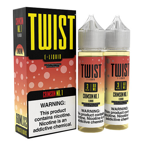 Twist E-Liquids - Crimson No.1 (Strawberry Crush) Vape Juice 0mg