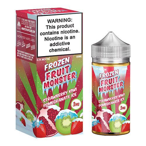 Strawberry Kiwi Pomegranate Ice by Frozen Fruit Monster eJuice Synthetic