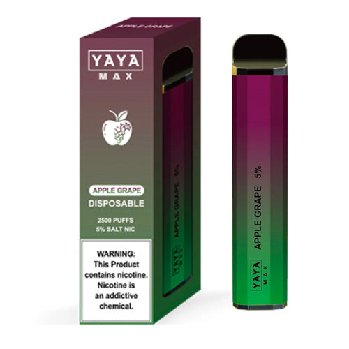 YAYA MAX 2500 NTN - Disposable Vape Device - Apple Grape