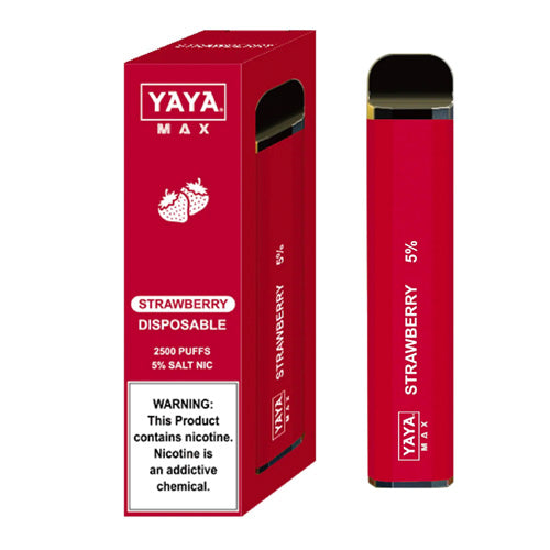 YAYA MAX 2500 NTN - Disposable Vape Device - Strawberry